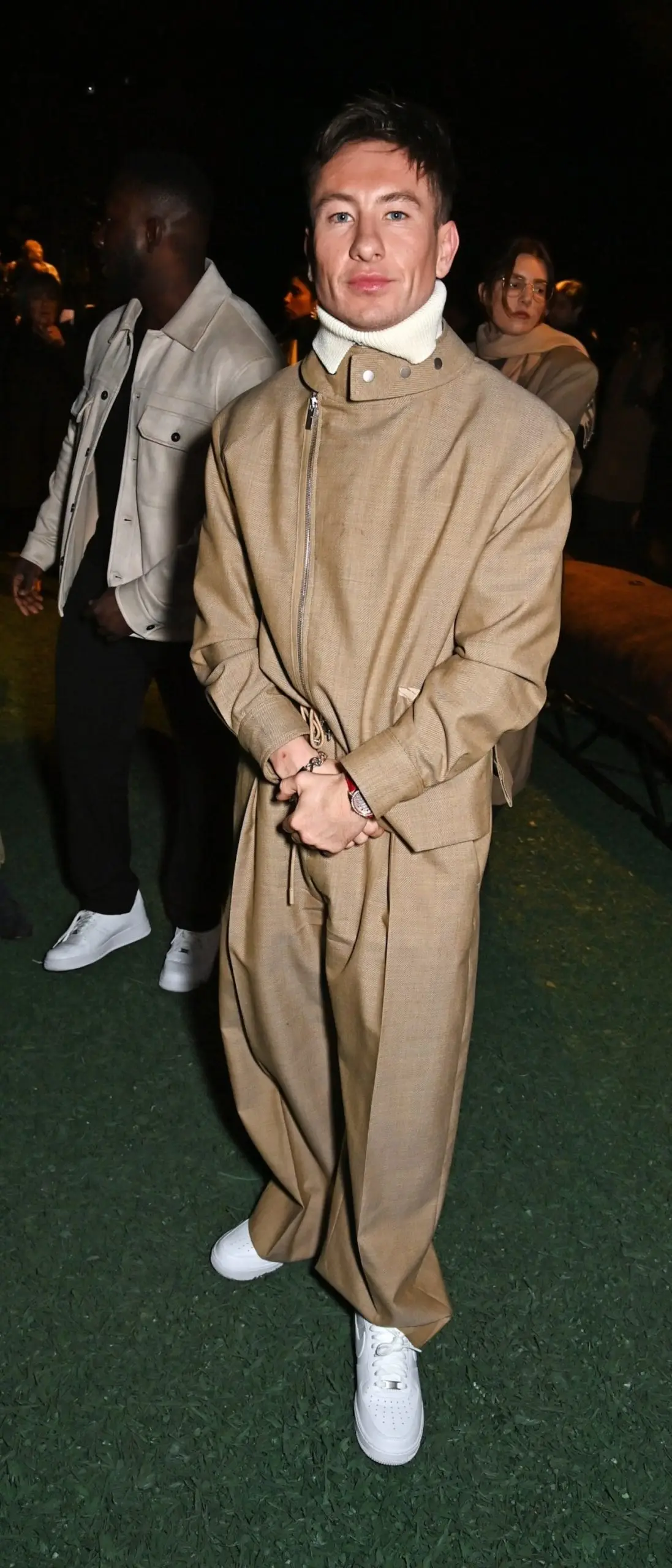 PHOTO: Barry Keoghan attends the Burberry Winter 2024 show during London Fashion Week on Feb. 19, 2024 in London.