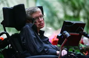 BEIJING, CHINA - JUNE 19: British theoretical physicist Stephen Hawking makes an academic report at the Great Hall of the People on June 19, 2006 in Beijing, China. Physicist Stephen Hawking has died at the age of 76.  (Photo by Visual China Group via Getty Images/Visual China Group via Getty Images)