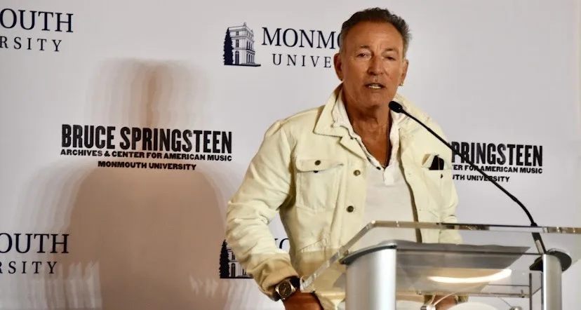 The Boss himself, Bruce Springsteen, was on hand Oct. 18 at Monmouth University in West Long Branch to announce plans for a new building to house the Bruce Springsteen Archives and Center for American Music.