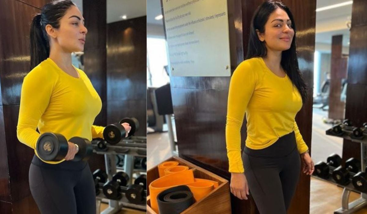 नीरू बाजवा ने शेयर की जिम की तस्वीरें, लिखा-‘आज से एक नई कहानी शुरू…’ |punjabi actress neeru bajwa shares gym pics writes a new story begins today