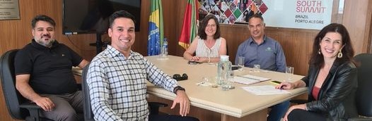 Representação de Alegrete se reúne com integrantes da Secretaria de Ciência e Tecnologia do RS