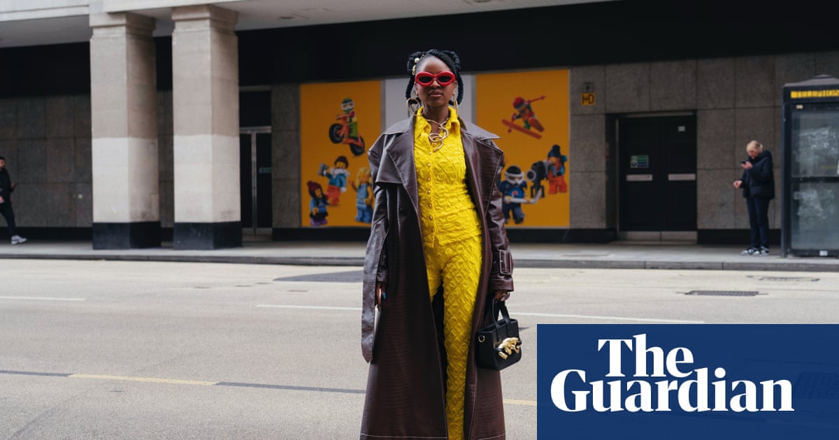 Kilts, inflatable tops and frog slippers: street style at London fashion week