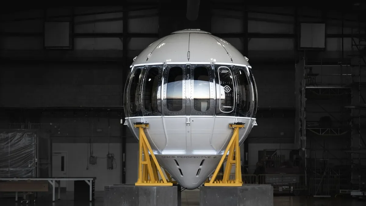 Completed Spaceship Neptune test capsule.