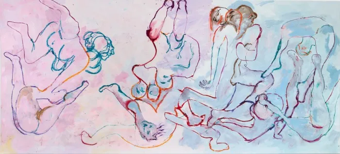 Factual Actual II, 2020, by Florence Peake