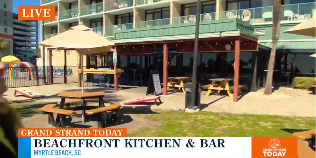 Beachfront Kitchen & Bar offers amazing food with beautiful views to match