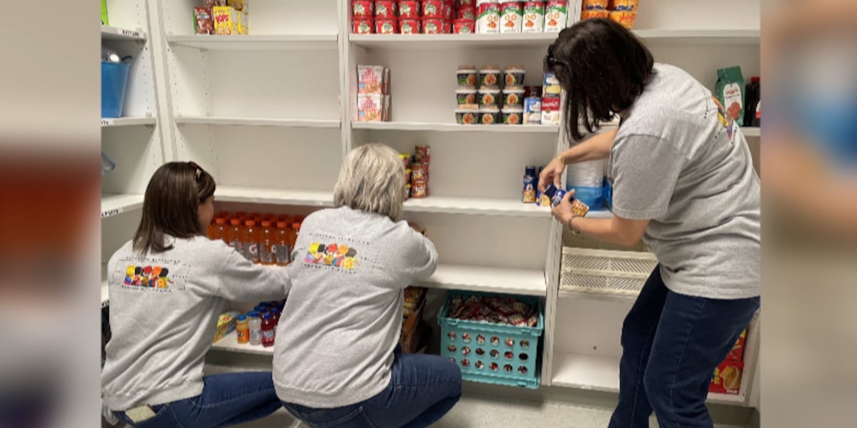 J.R. Arnold High School food drive