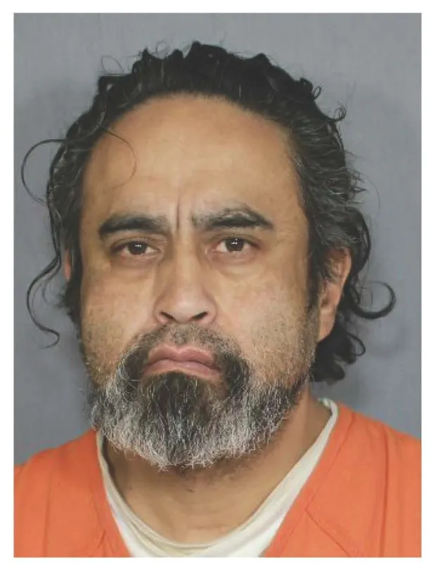 Christian Lujan, 52. Police say he rammed into a Weld County Sheriff's Office patrol car and refused to get out of his truck for nearly two hours. (Courtesy/Weld County Sheriff's office)