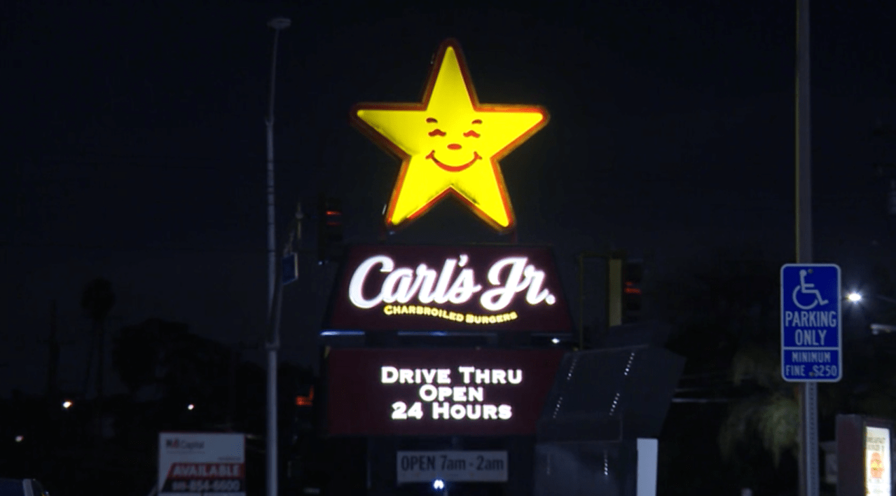 Homeless man sets car on fire after being denied free food at Carl’s Jr.