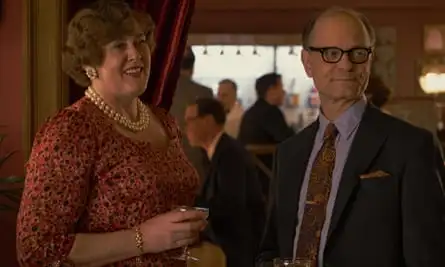 Unlikely spies … Sarah Lancashire and David Hyde Pierce in Julia.