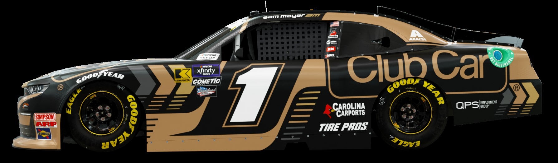 Club Car to partner with JRM and Sam Mayer for the NASCAR Xfinity race