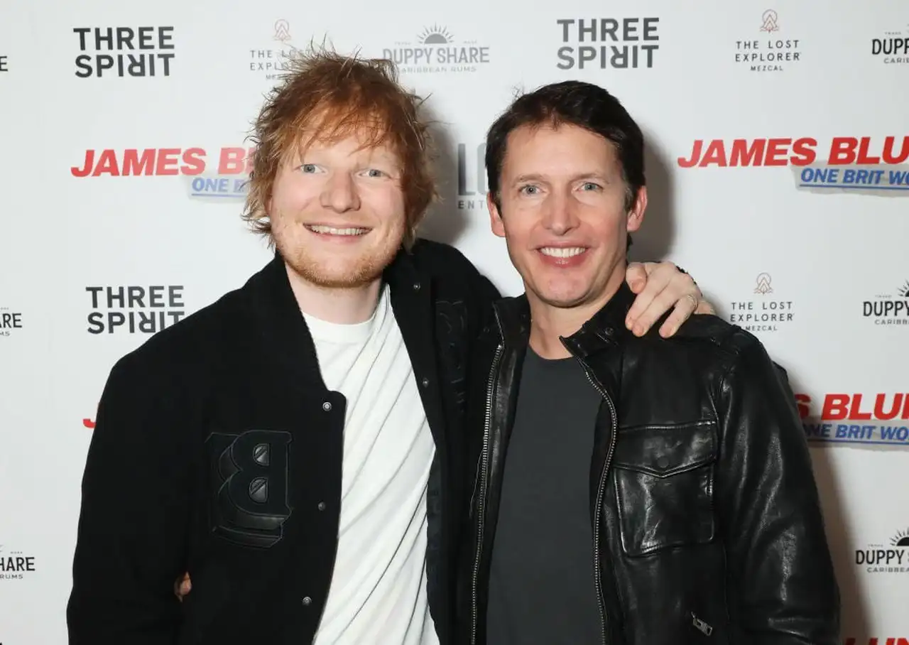 Ed Sheeran and James Blunt