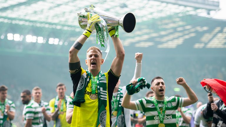 Joe Hart: Celtic and former England goalkeeper announces retirement