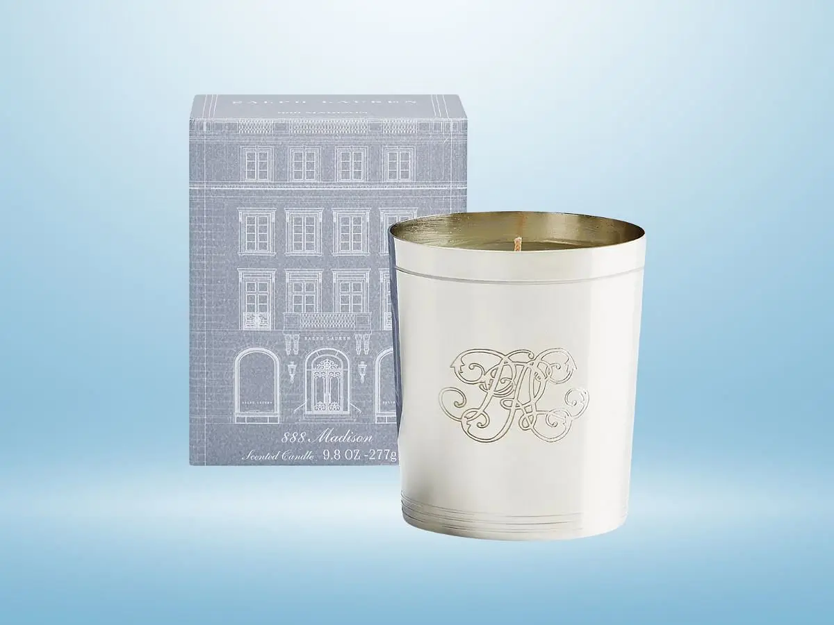 Ralph Lauren home decor item: 888 Madison Flagship Candle (Image via Ralph Lauren)