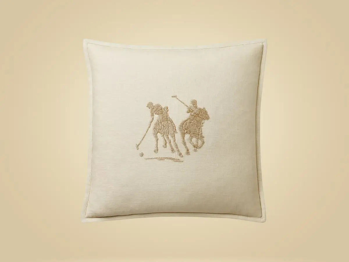 Ralph Lauren home decor item: Griffith Throw Pillow (Image via Ralph Lauren)