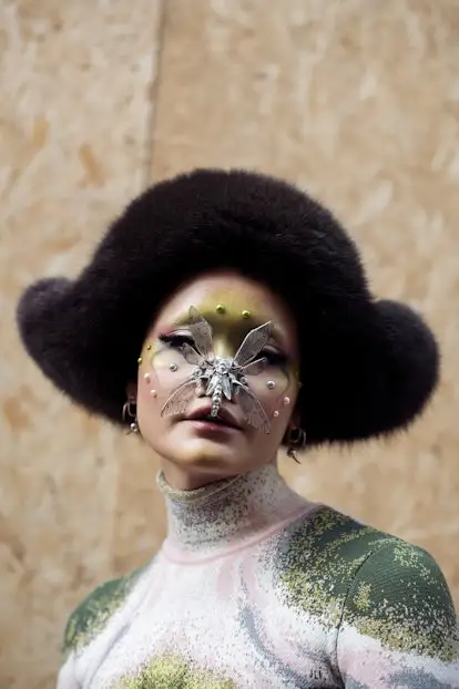 MFW F/W 24 Street Style Beauty looks