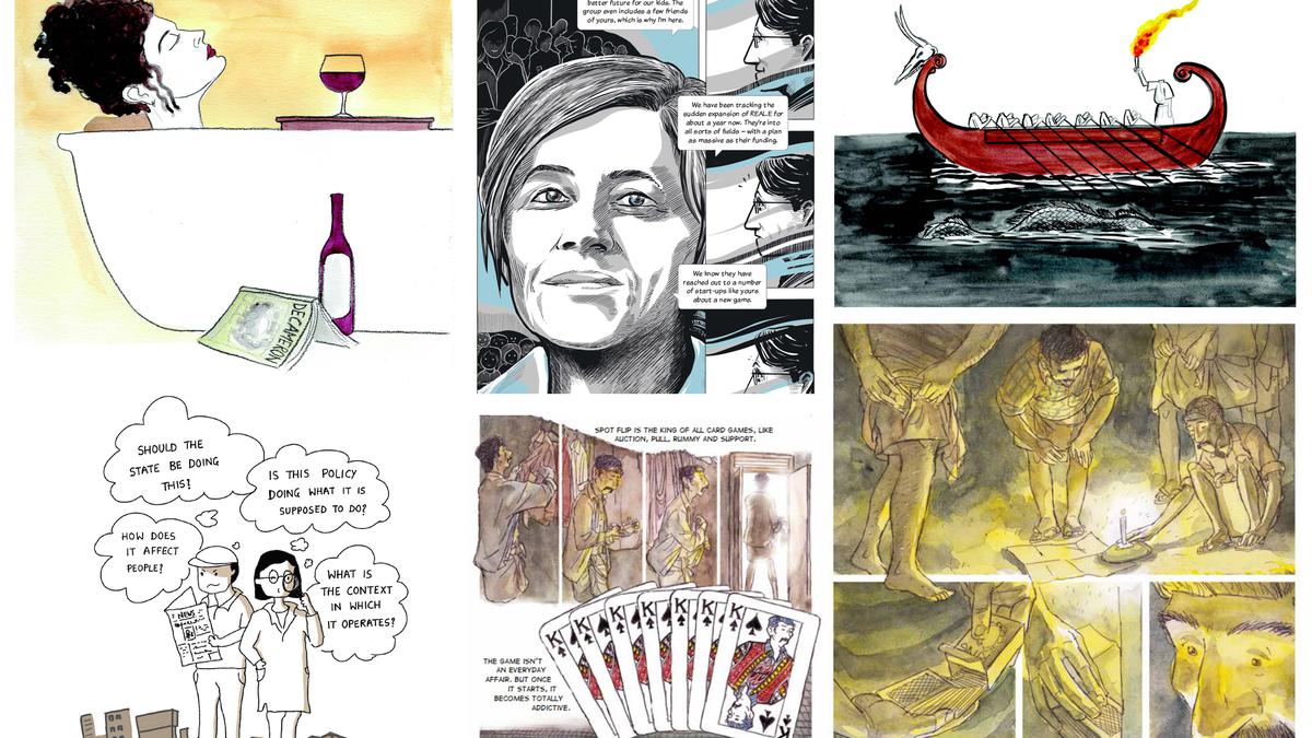 Four recently-published works showcase the changing themes in graphic novels