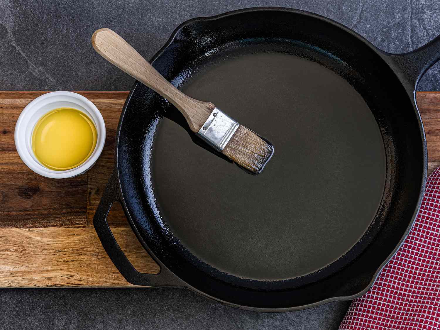 Seasoning and Cleaning a Cast-Iron Skillet