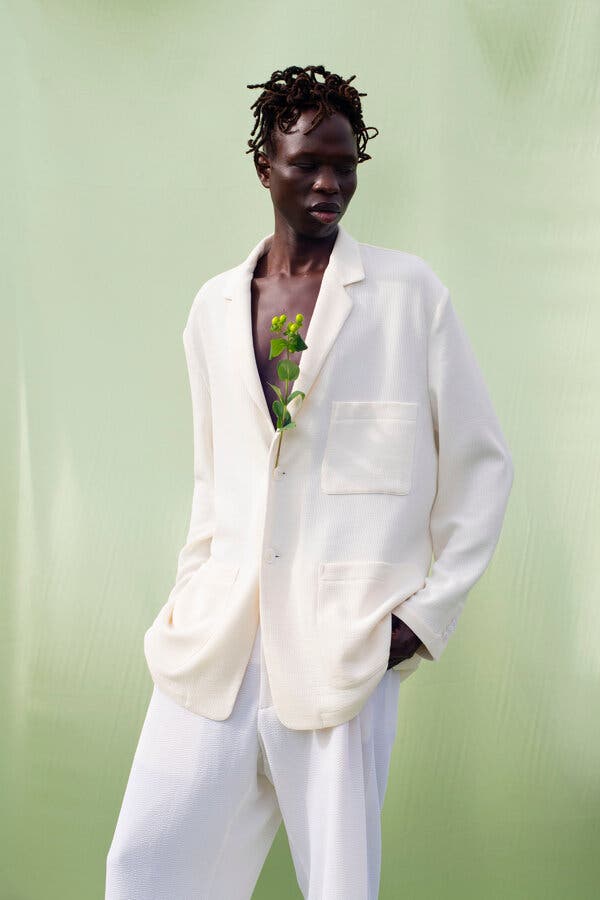 This Spring, Men’s Wear Comes in Crisp White Hues