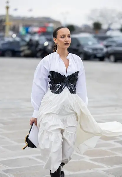 PFW F/W 24 Street Style Beauty looks