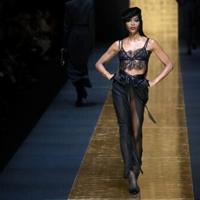 Designers at Milan Fashion Week, including Dolce & Gabanna, went all out for the see-through trend.