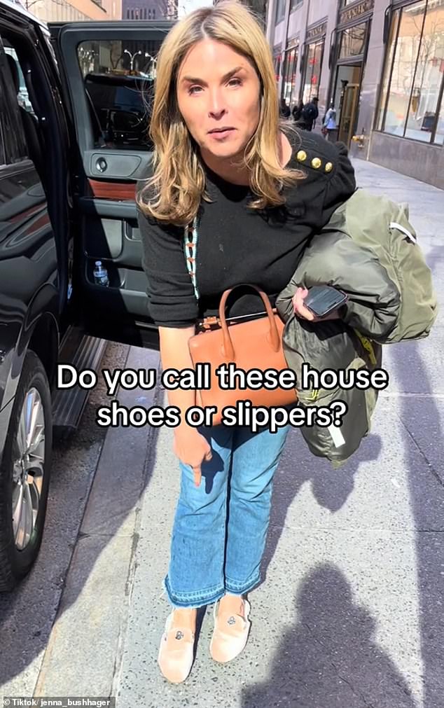 Jenna Bush Hager sparks fashion debate after showing off her footwear