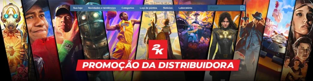 Veja 10 jogos da 2K Games por menos de R$ 100