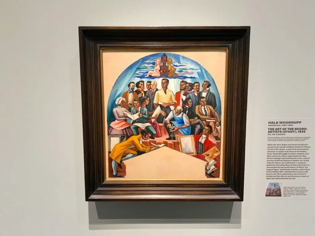 Hale Woodruff, The Art of the Negro (Study) (1945)