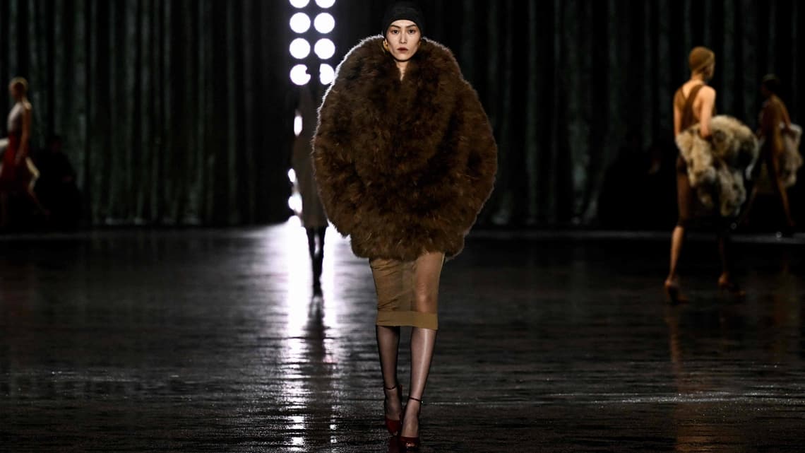 Paris Fashion Week: Saint Laurent goes big with sheer