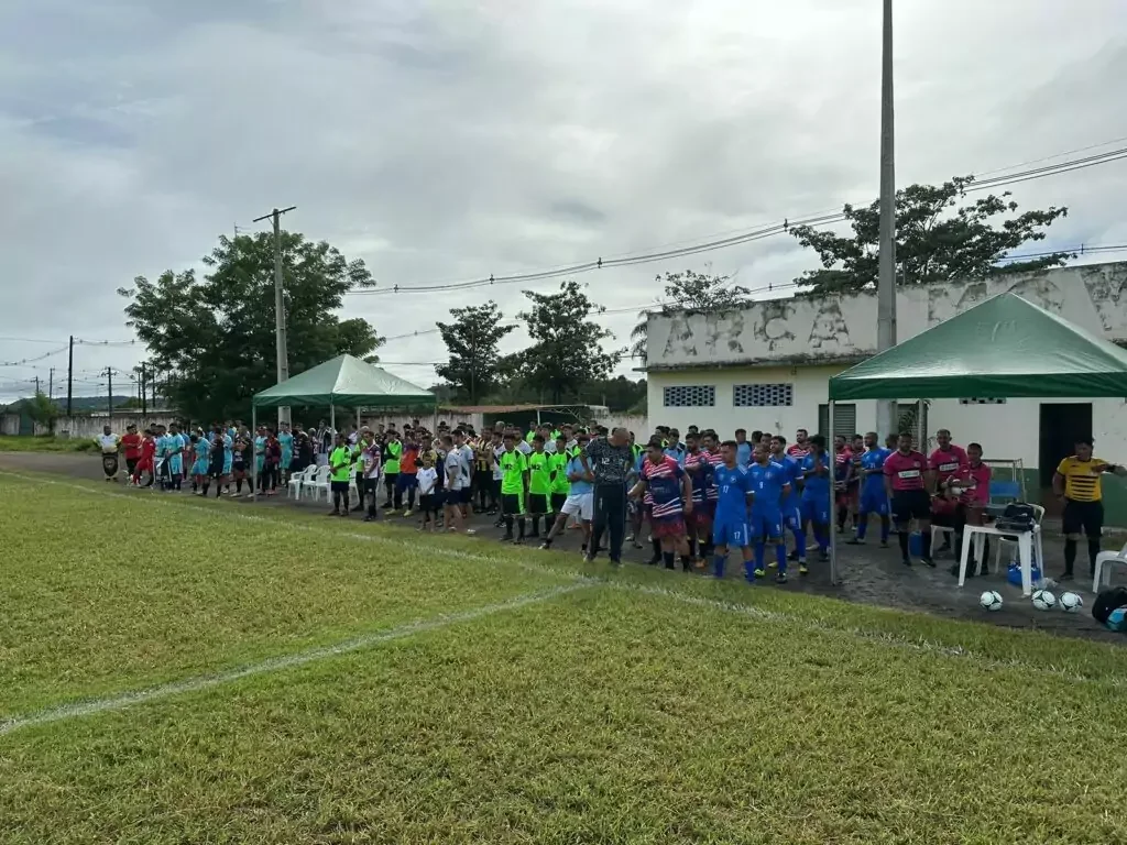 Torneio entre equipes marca abertura do Campeonato Municipal de Futebol