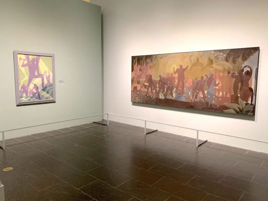 Aaron Douglas, Let My People Go (ca. 1935-39) and Aspects of Negro Life: From Slavery Through Reconstruction (1934)