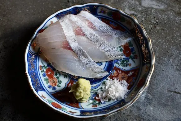 King George whiting sashimi.