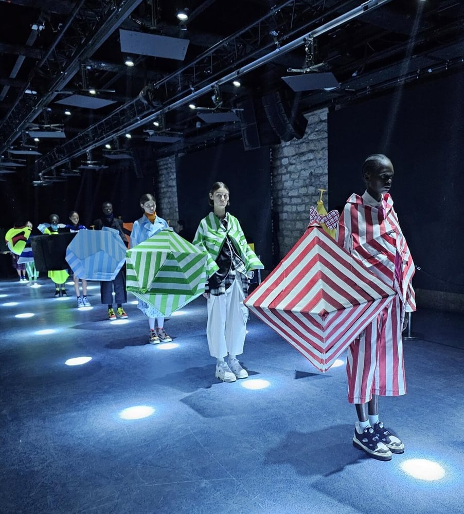 In Paris, fashion is pop and playful at Anrealage, warm at Ester Manas