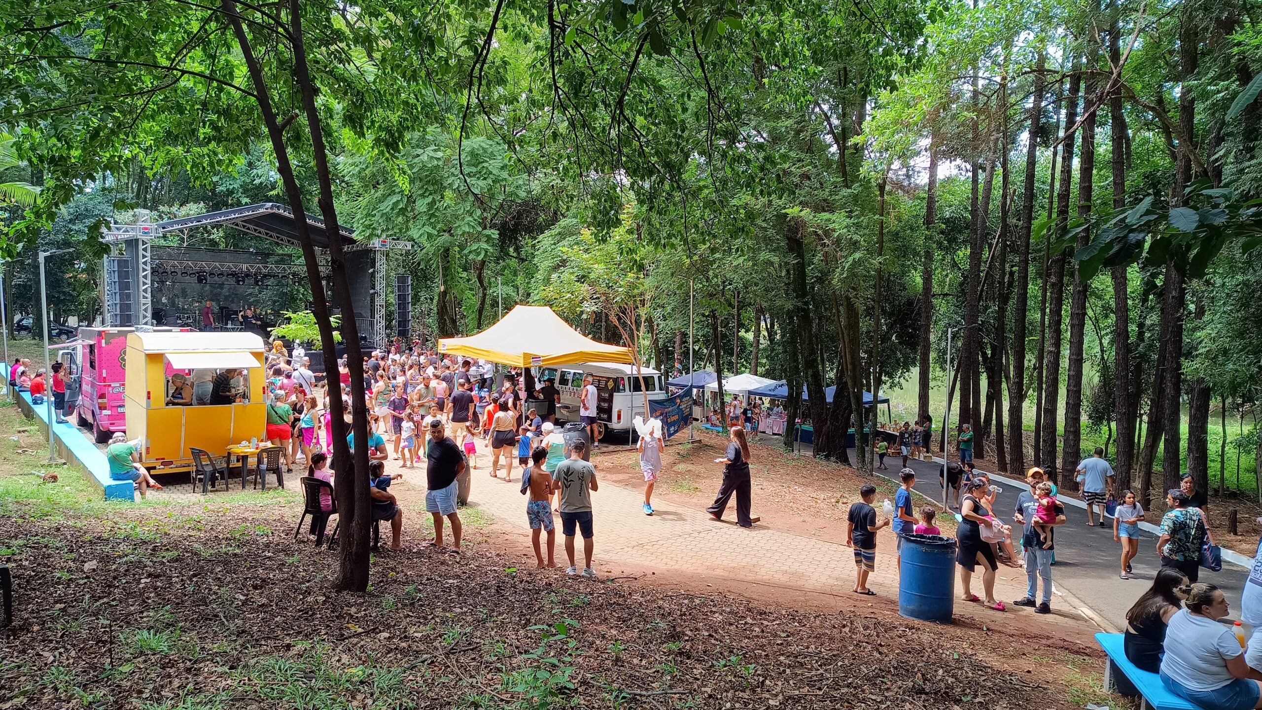 Projeto ‘Cultura no Bosque’ no bosque Manoel Jorge foi um sucesso de público