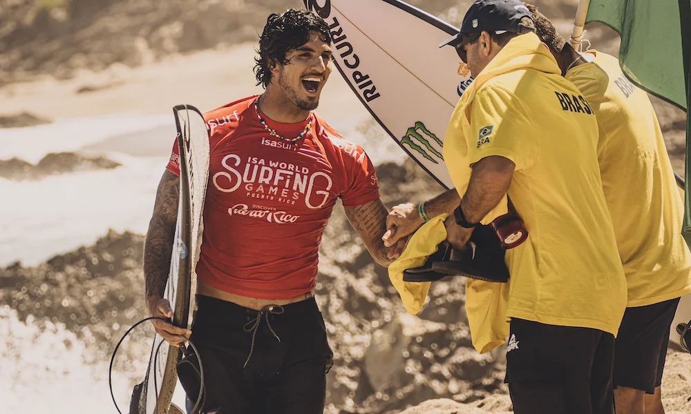 ISA GAMES Gabriel Medina Yago Dora Filipe Toledo filipinho luana silva tatiana tati weston-webb taina hinckel porto rico surfe brasileiro brazilian storm