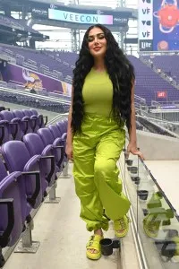 MINNEAPOLIS, MINNESOTA - MAY 20: Huda Kattan attends Veecon on May 20, 2022 in Minneapolis, Minnesota. (Photo by Daniel Zuchnik/Getty Images for Huda Kattan)