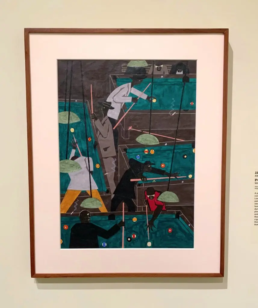 Jacob Lawrence, Pool Parlor, 1942