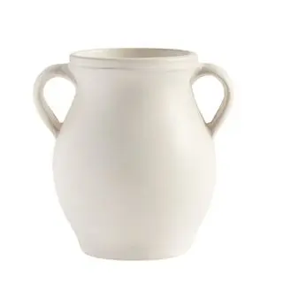 White ceramic vase