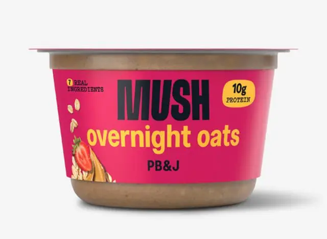 MUSH Overnight Oats, PB & J