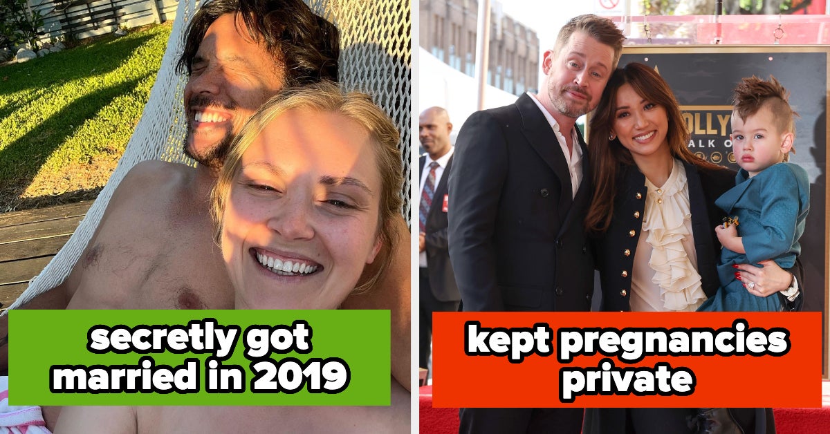 19 Celebs Who Kept Their Baby News Or Marriages A Secret As Long As Possible