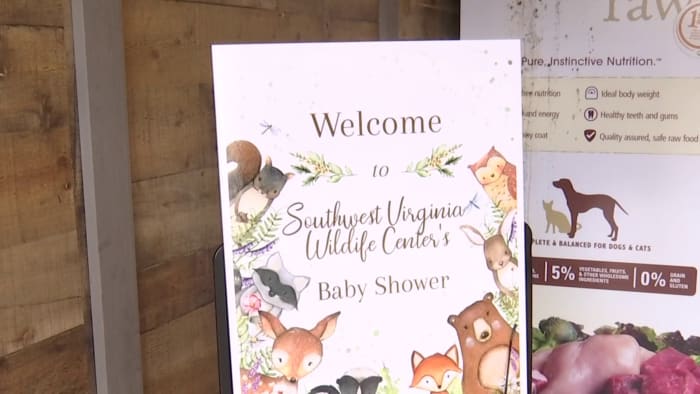 Baby shower held for animals at Southwest Virginia Wildlife Center