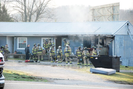 Parkersburg firefighter struck by car responding to blaze