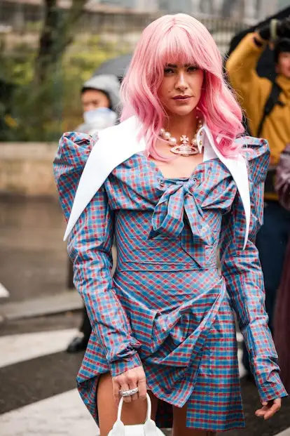 technicolor hair trend Paris fashion week