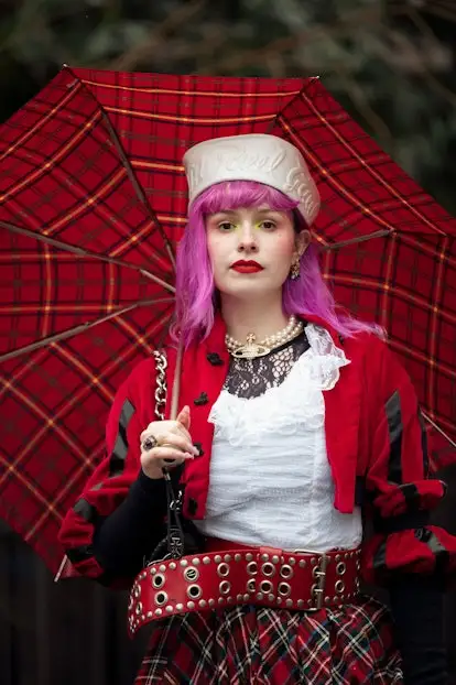 technicolor hair trend Paris fashion week