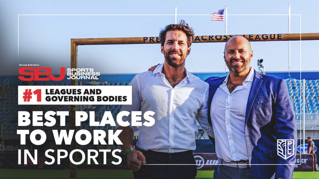 Premier Lacrosse League Named Best Place to Work in Sports by Sports Business Journal