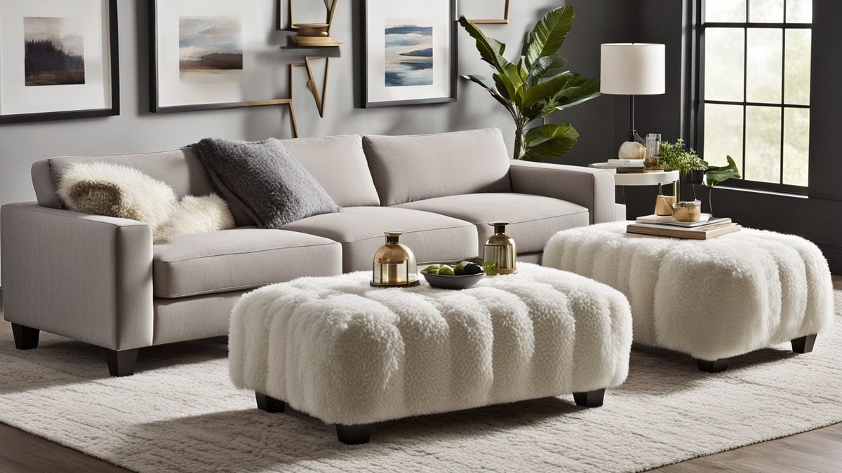 Aldi’s New SOHL Furniture Sherpa Ottoman: Trendy West Elm Style at…