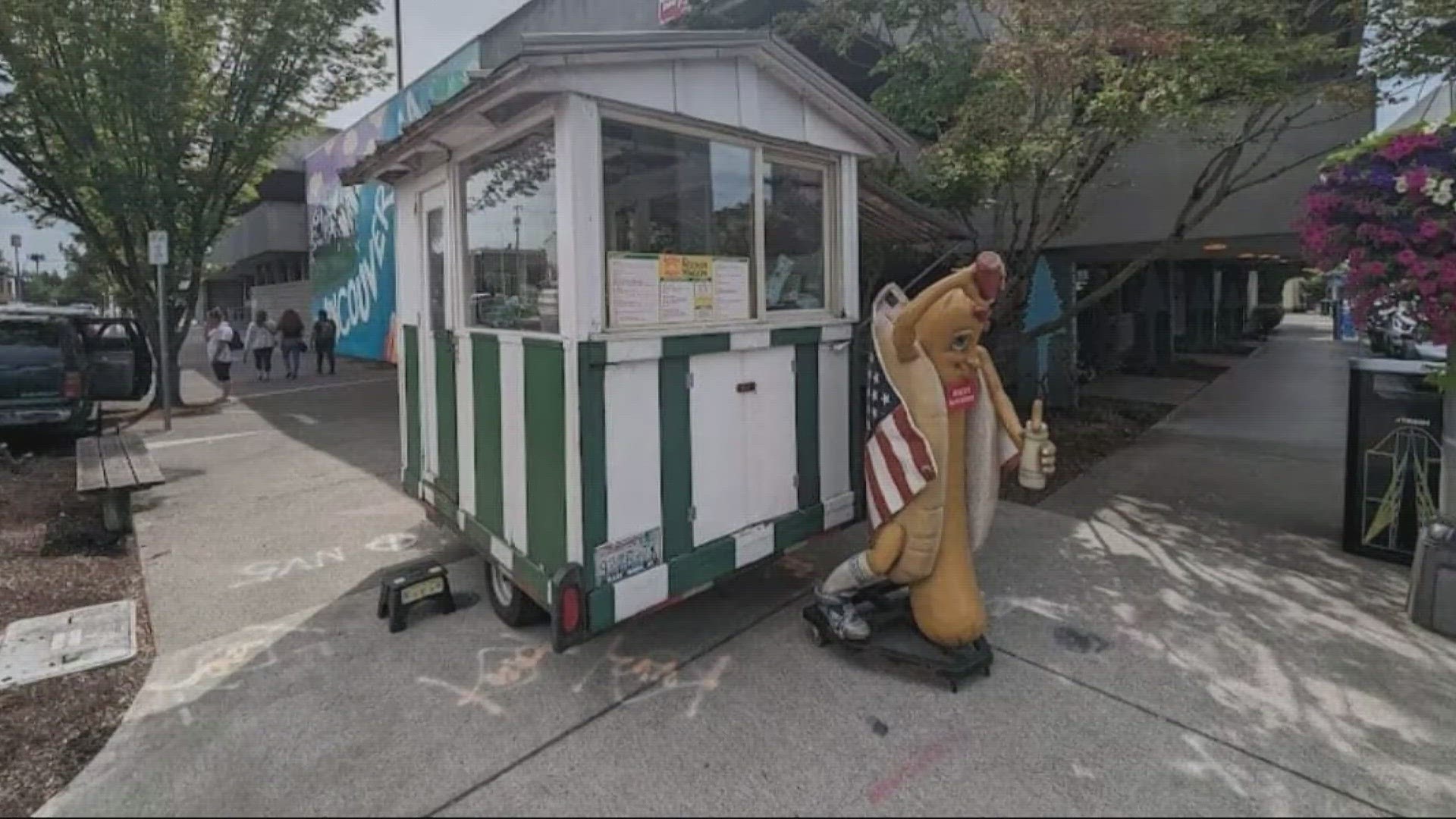 Vancouver ‘Wiener Wagon’ food cart recovered at North Portland squatter house