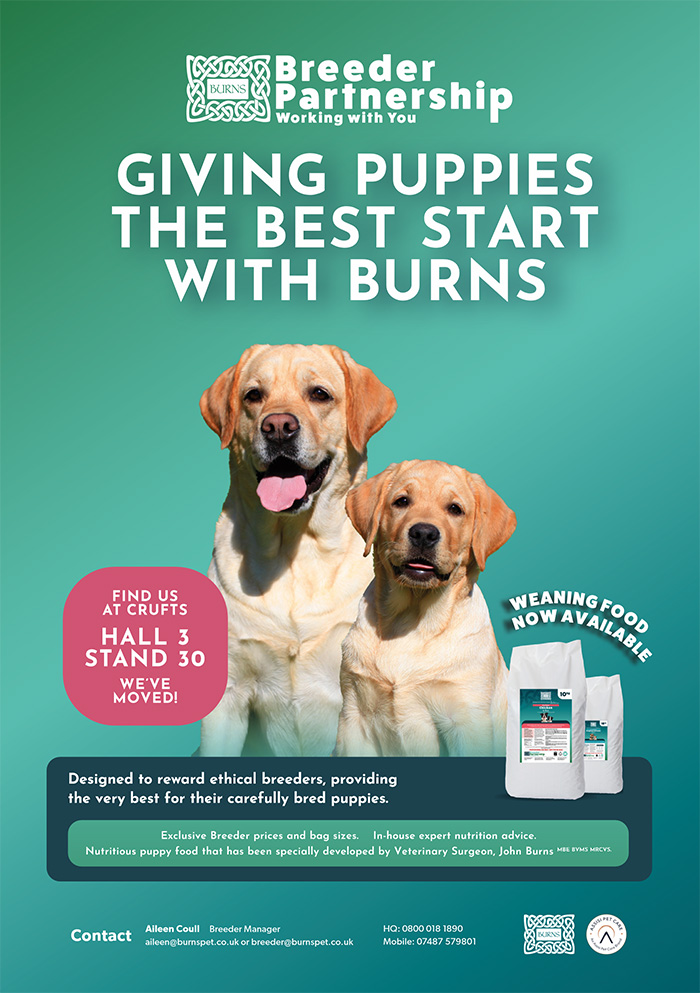 Burns Pet Nutrition launches food for weaning puppies