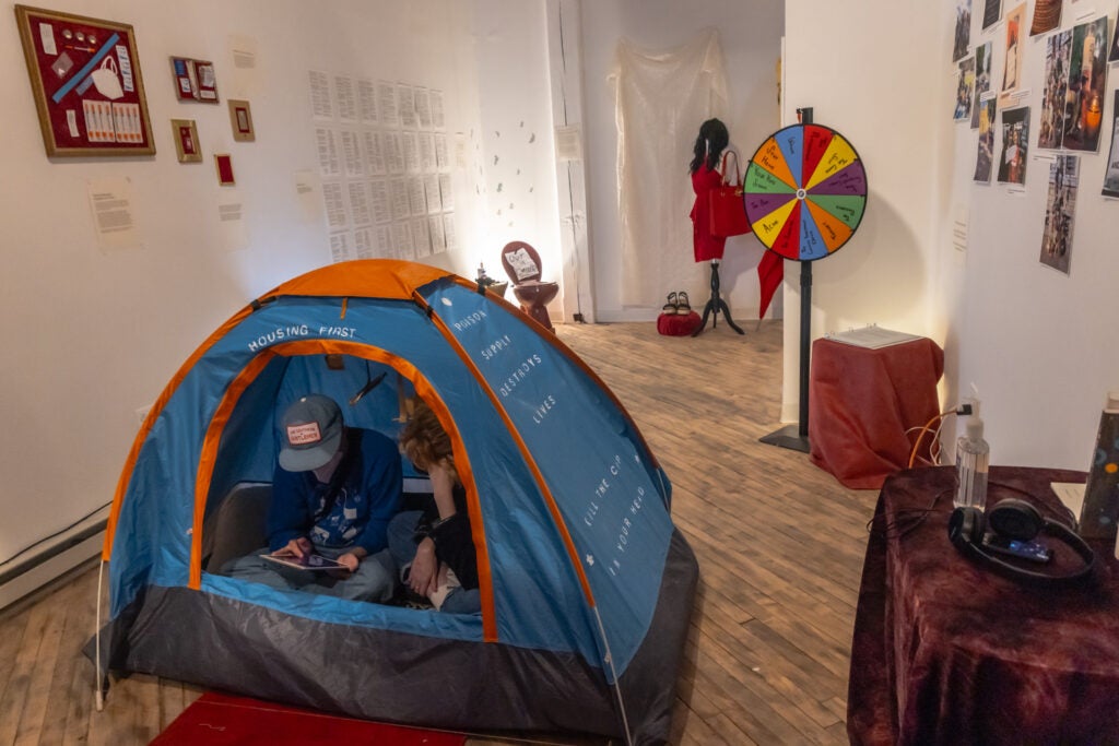 New art installation visualizes life at the intersection of homelessness, drug use and sex work in Philly