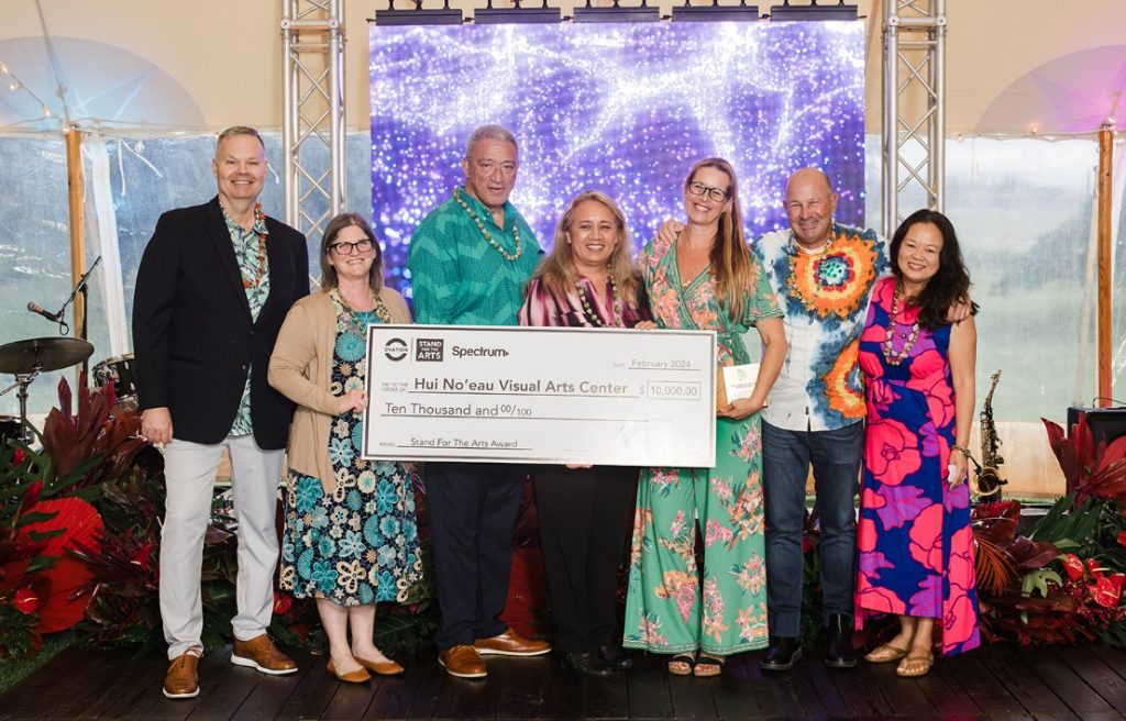 Hui No’eau Visual Arts Center receives $10,000 Stand For The Arts award