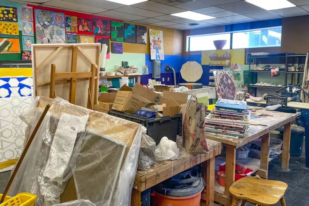 art workspace